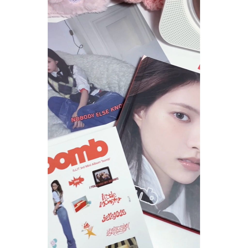 Tách lẻ photocard ILLIT 'Bomb' chính hãng