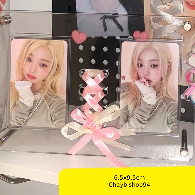Khung mica trong suốt trưng bày photocard và CD