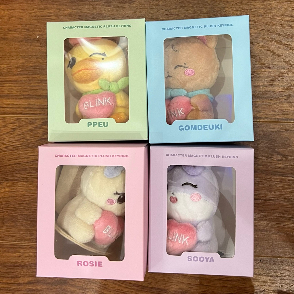 [DEADLINETOUR] BLACKPINK CHARACTER MAGNETIC PLUSH KEYRING