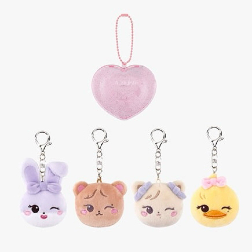 [DEADLINETOUR] BLACKPINK CHARACTER PLUSH FACE KEYRING + CASE