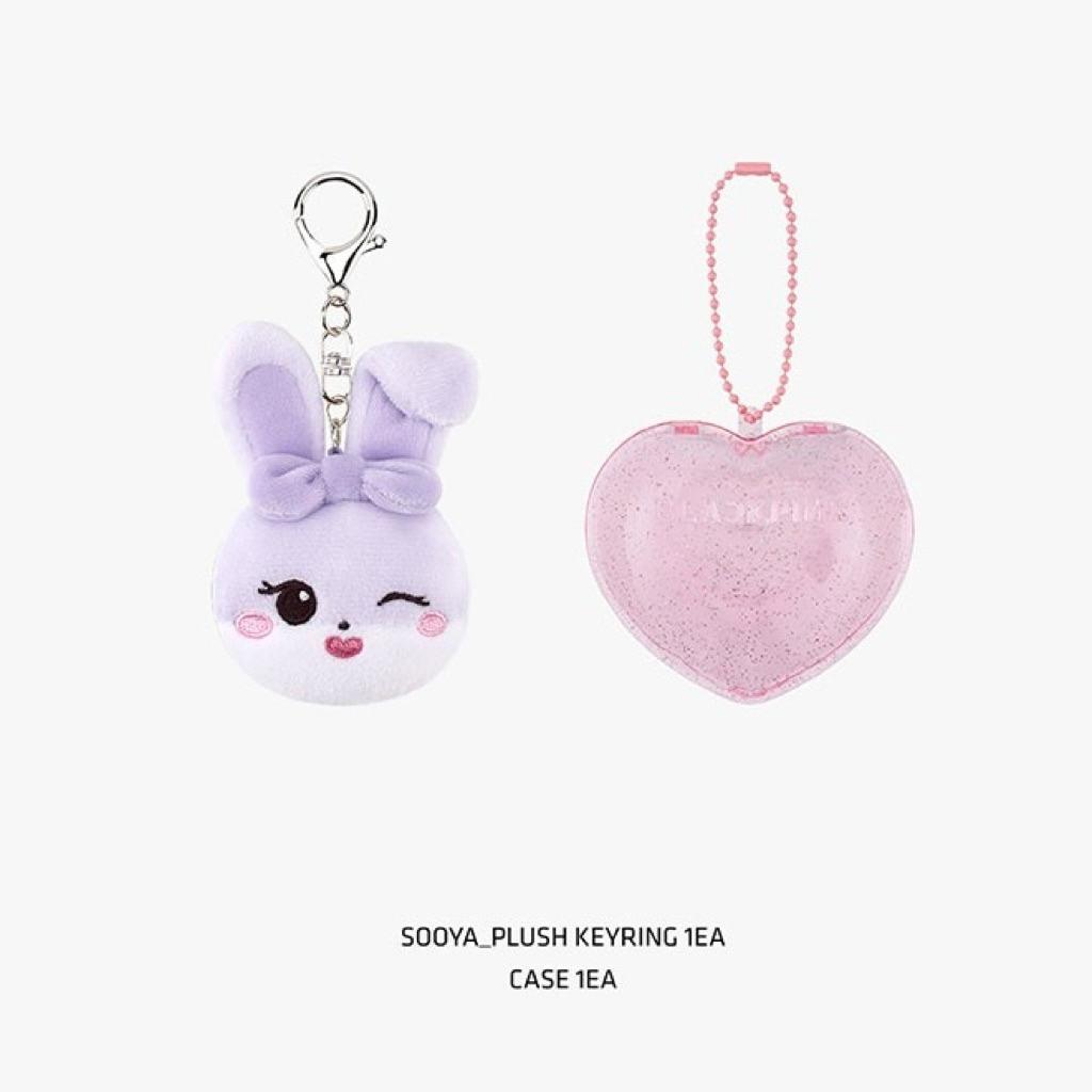 [DEADLINETOUR] BLACKPINK CHARACTER PLUSH FACE KEYRING + CASE