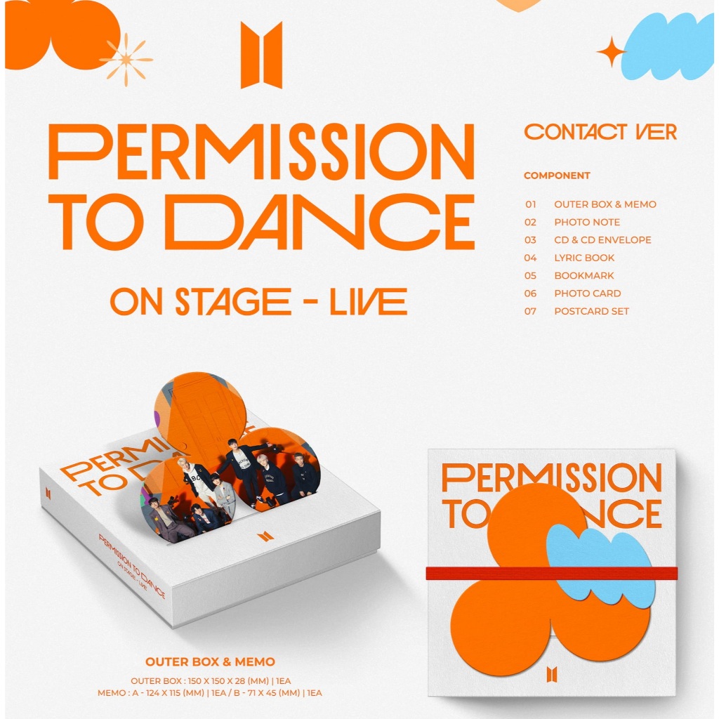 ALBUM BTS PERMISSION TO DANCE ON STAGE - LIVE