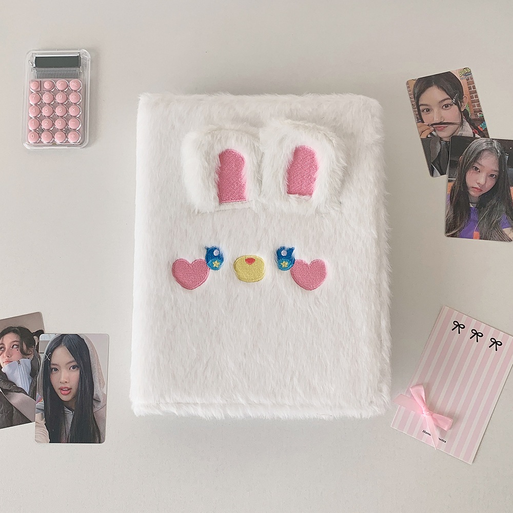 Binder, album ảnh lông thỏ size A5 đáng yêu