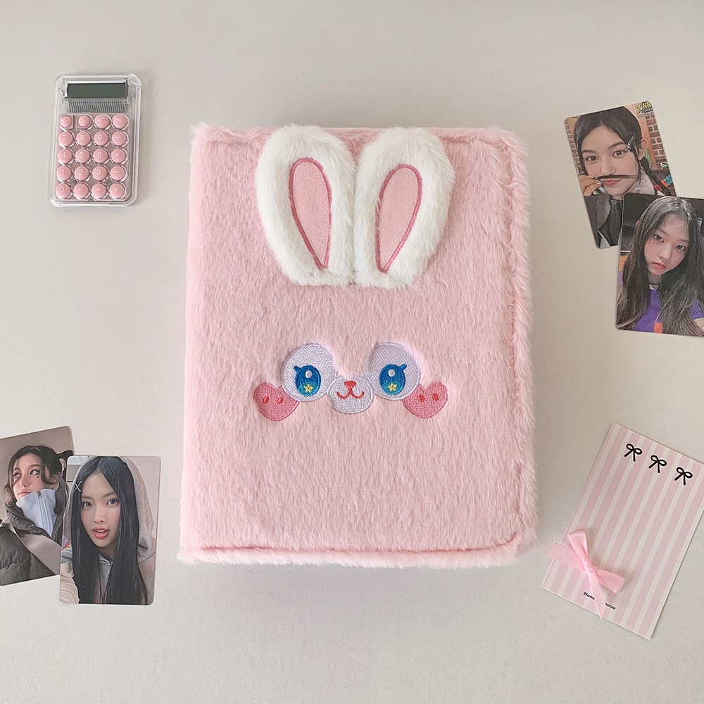 Binder, album ảnh lông thỏ size A5 đáng yêu