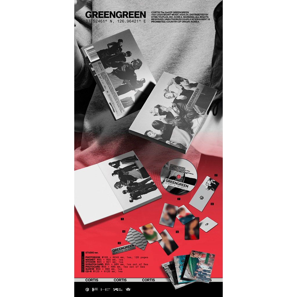 [Có sẵn] CORTIS The 2nd EP [GREENGREEN]