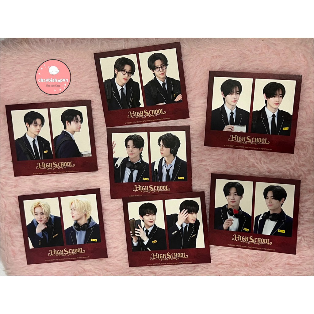 Set 7 2cut photo ENHYPEN High School
