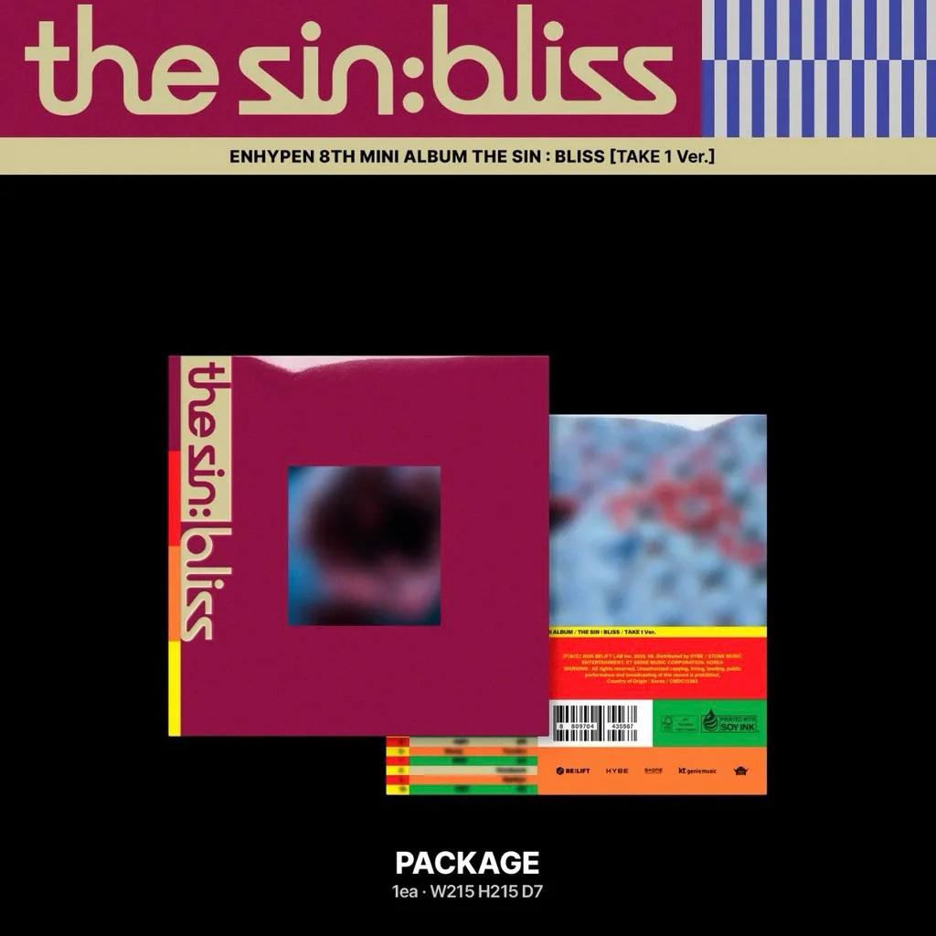 ENHYPEN 'THE SIN : BLISS' - Album ảnh ‘THE SIN : BLISS’ 48p, 203x200mm