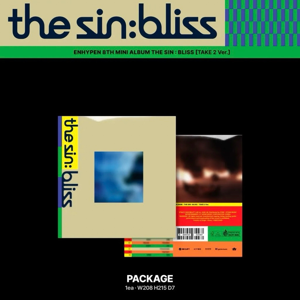 ENHYPEN 'THE SIN : BLISS' - Album ảnh ‘THE SIN : BLISS’ 48p, 203x200mm