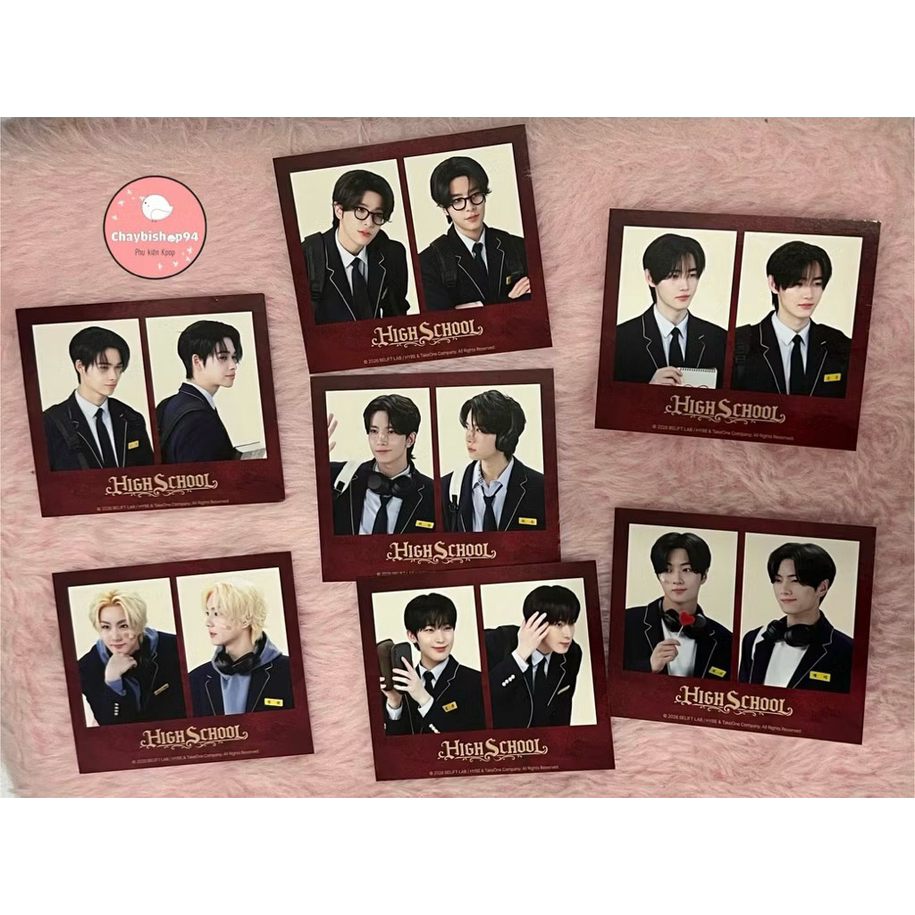 Set 7 2cut photo ENHYPEN High School
