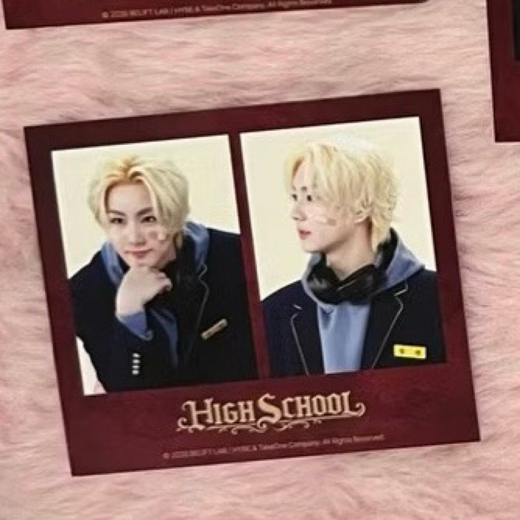 Set 7 2cut photo ENHYPEN High School