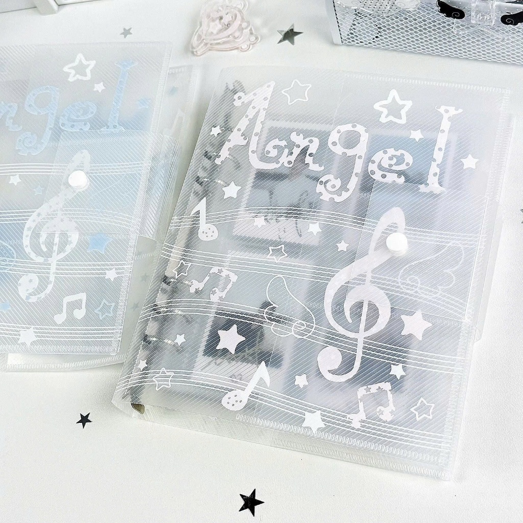 Binder, bìa album ảnh, bìa sổ còng A5 đựng ảnh, giấy viết cánh thiên thần
