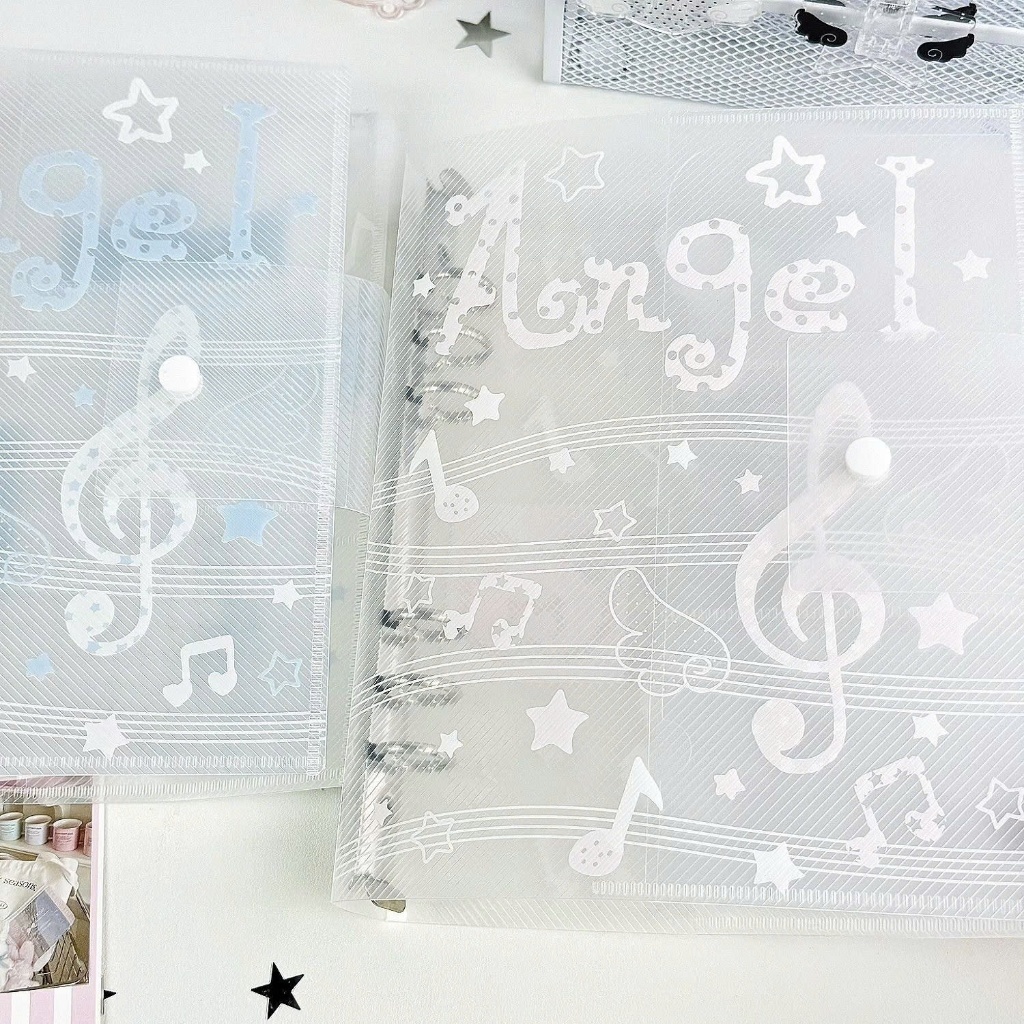 Binder, bìa album ảnh, bìa sổ còng A5 đựng ảnh, giấy viết cánh thiên thần