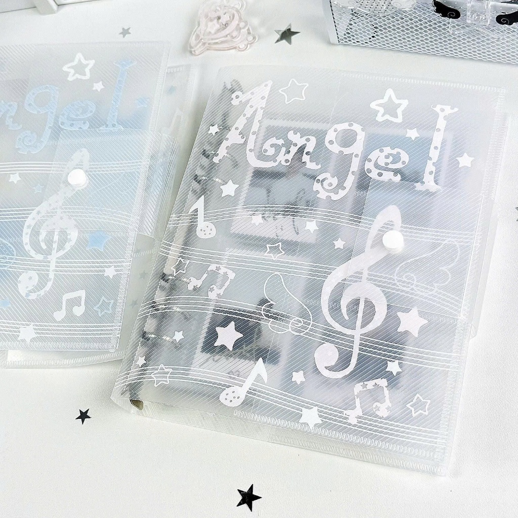Binder, bìa album ảnh, bìa sổ còng A5 đựng ảnh, giấy viết cánh thiên thần