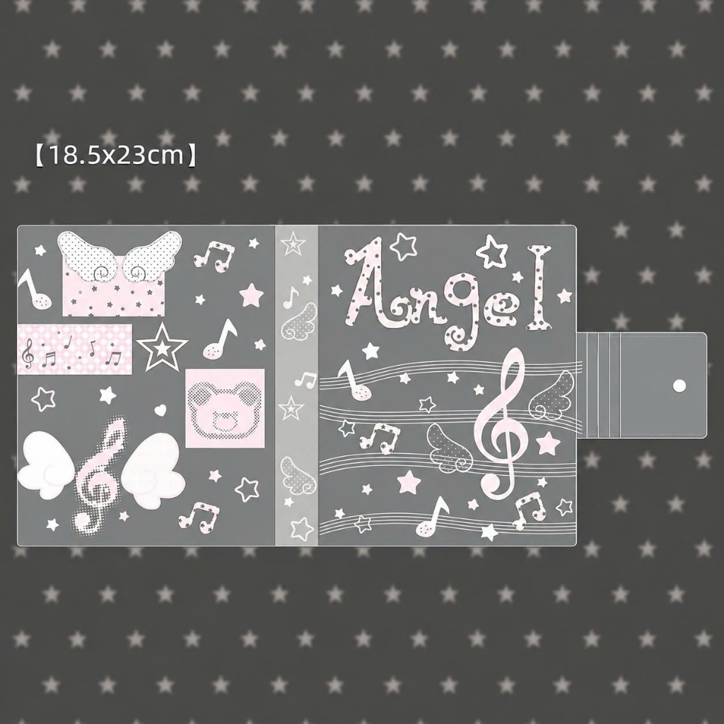 Binder, bìa album ảnh, bìa sổ còng A5 đựng ảnh, giấy viết cánh thiên thần