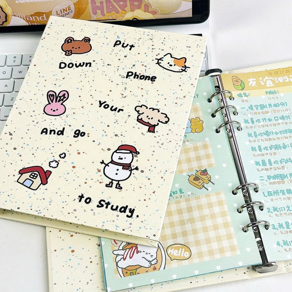 Binder, bìa album ảnh, bìa sổ còng A5 đựng ảnh, giấy viết Put Your Phone Down