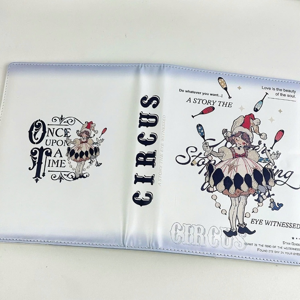 Binder, bìa album ảnh, bìa sổ còng A5 da tổng hợp đựng ảnh, giấy viết cổ tích