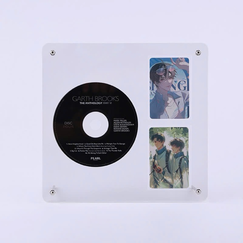 Khung mica trong suốt trưng bày photocard và CD