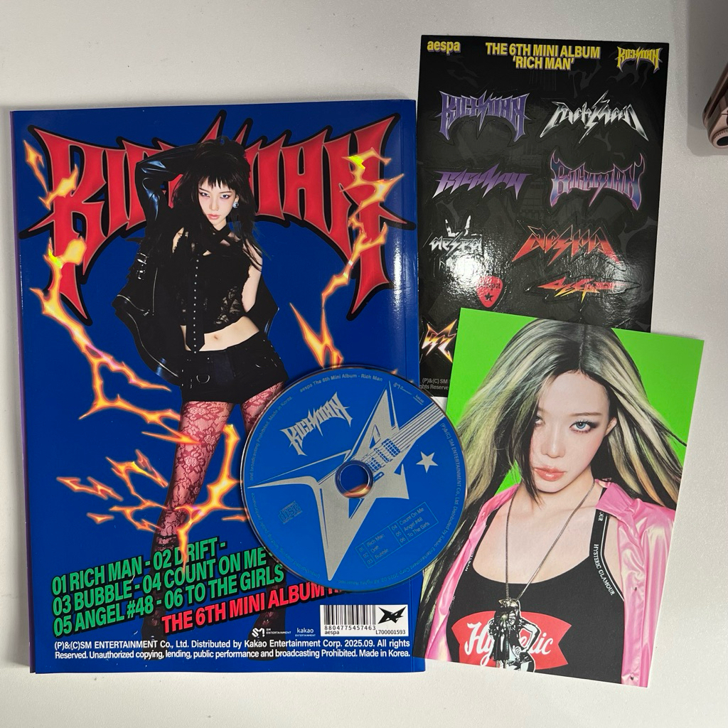 Photocard aespa Rich Man Official