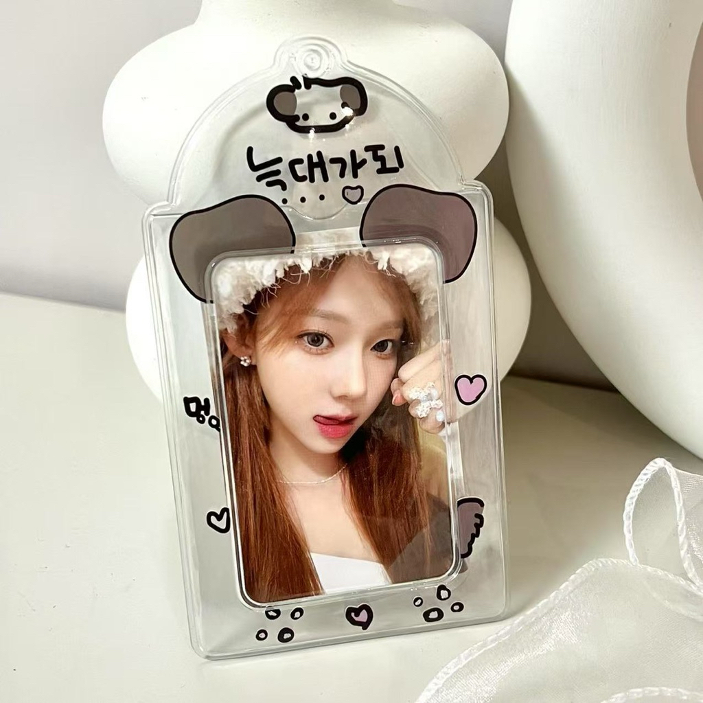 Holder PVC dẻo, túi đựng thẻ trong suốt, dễ thươn