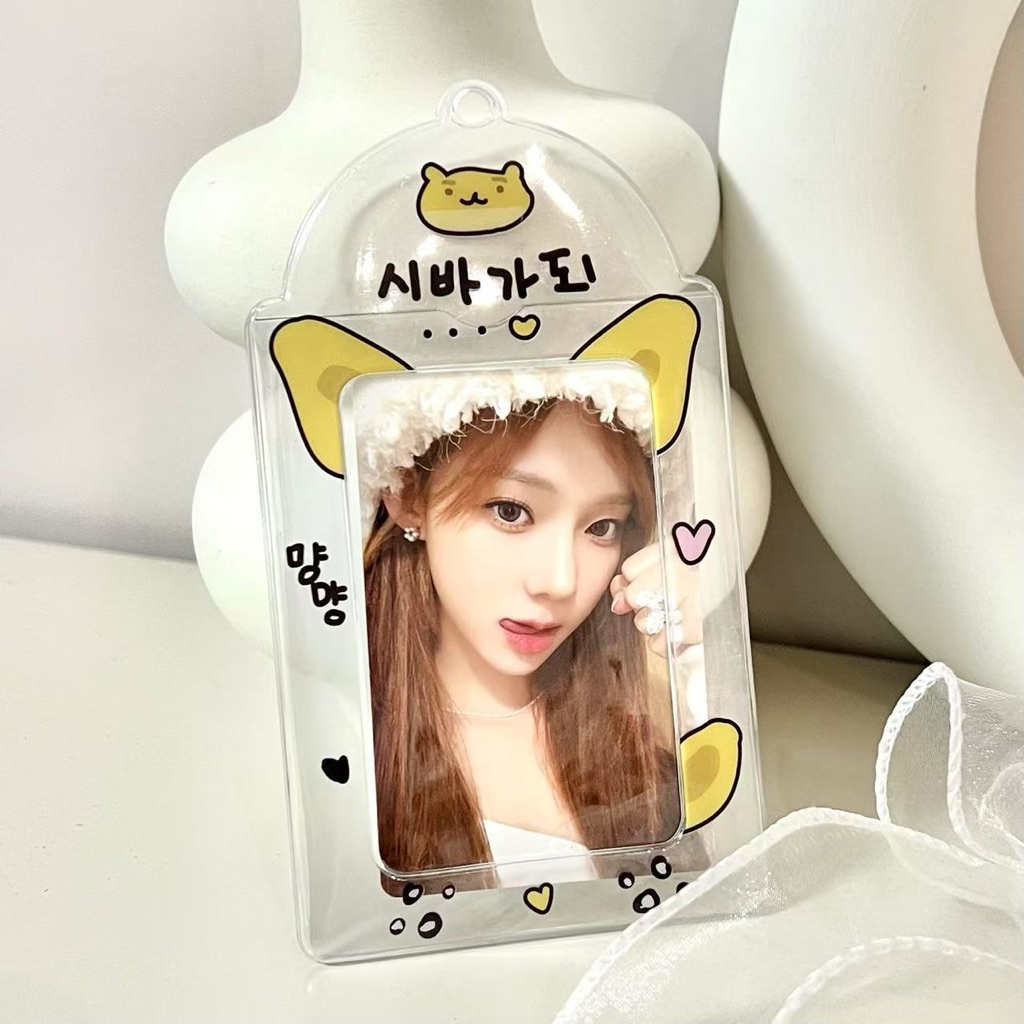 Holder PVC dẻo, túi đựng thẻ trong suốt, dễ thươn