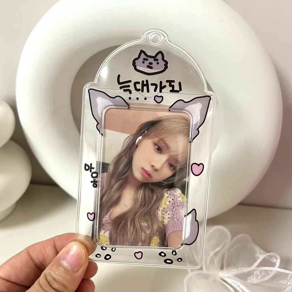 Holder PVC dẻo, túi đựng thẻ trong suốt, dễ thươn