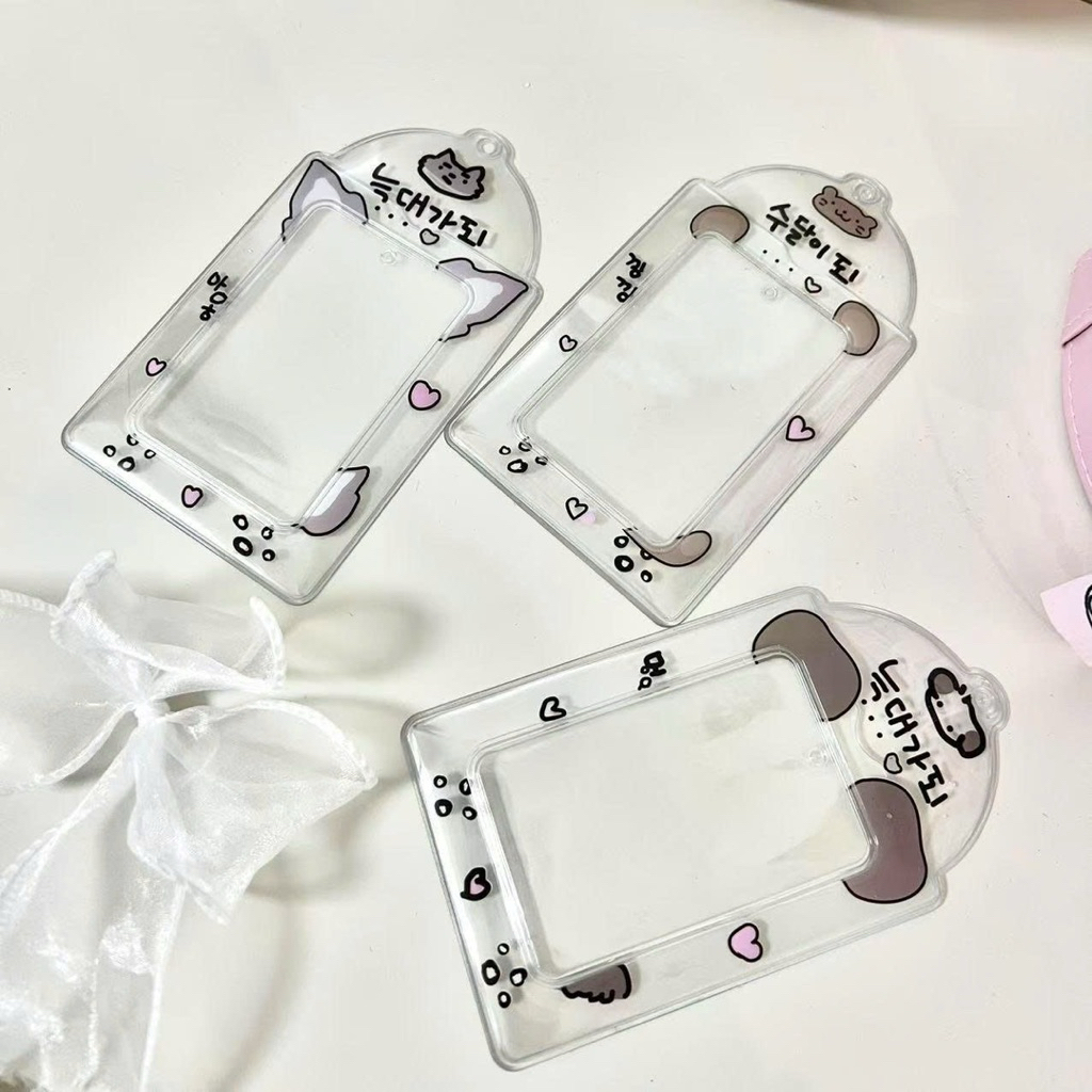 Holder PVC dẻo, túi đựng thẻ trong suốt, dễ thươn