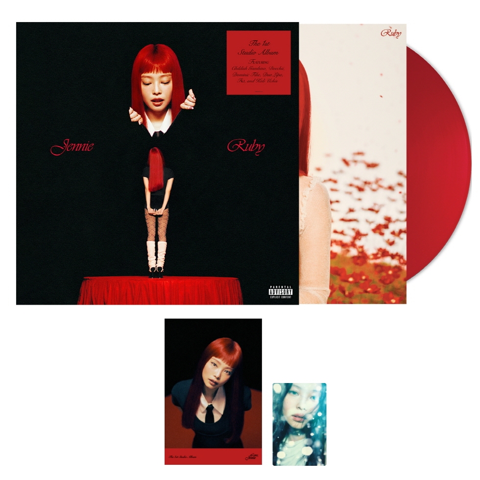 JENNIE - THE 1ST STUDIO ALBUM [RUBY VINYL] (UNSIGNED) (LP)