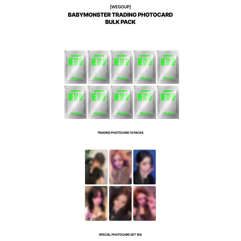 [WE GO UP] BABYMONSTER TRADING PHOTOCARD
