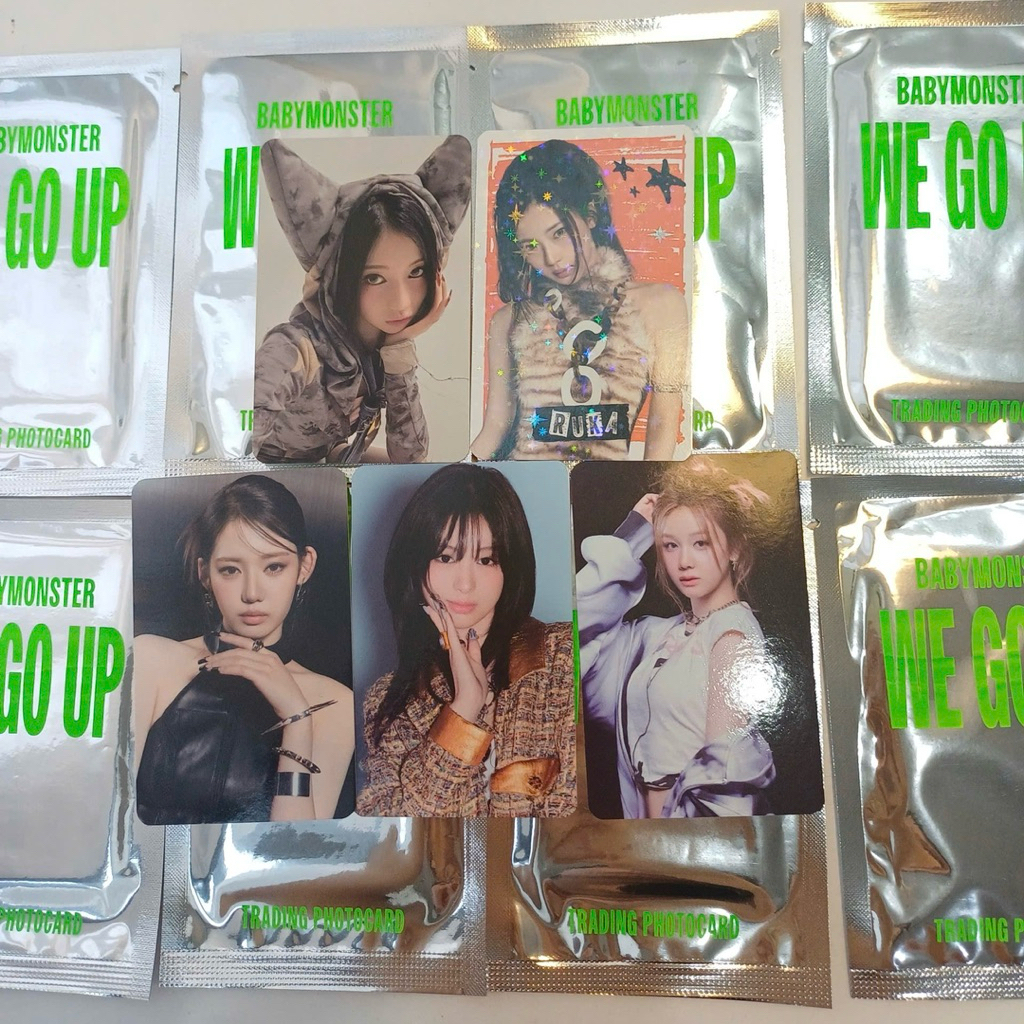 Photocard BABYMONSTER WE GO UP chính hãng - Đợt 2