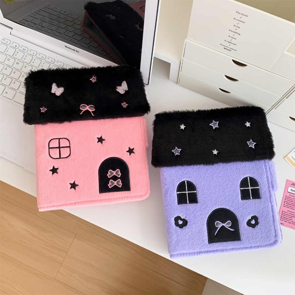 Binder lông ngôi nhà size A5 dễ thương - Album ảnh hình ngôi nhà size A5