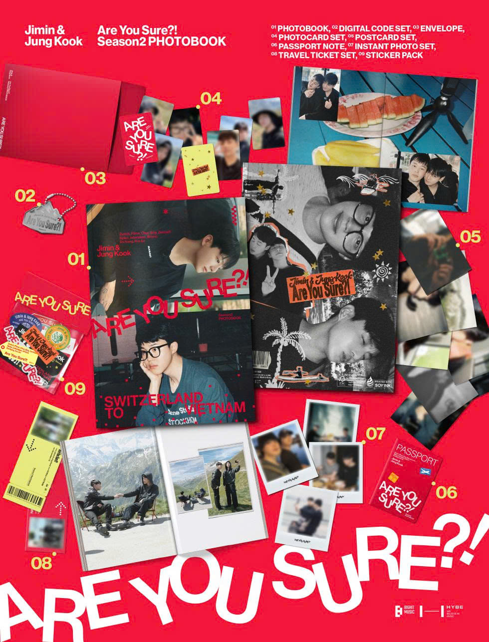 [BTS] Pre-order Jimin x Jung Kook <Are You Sure?! Season2> PHOTOBOOK