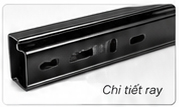 Chi tiết ray bi giảm chấn Hafele