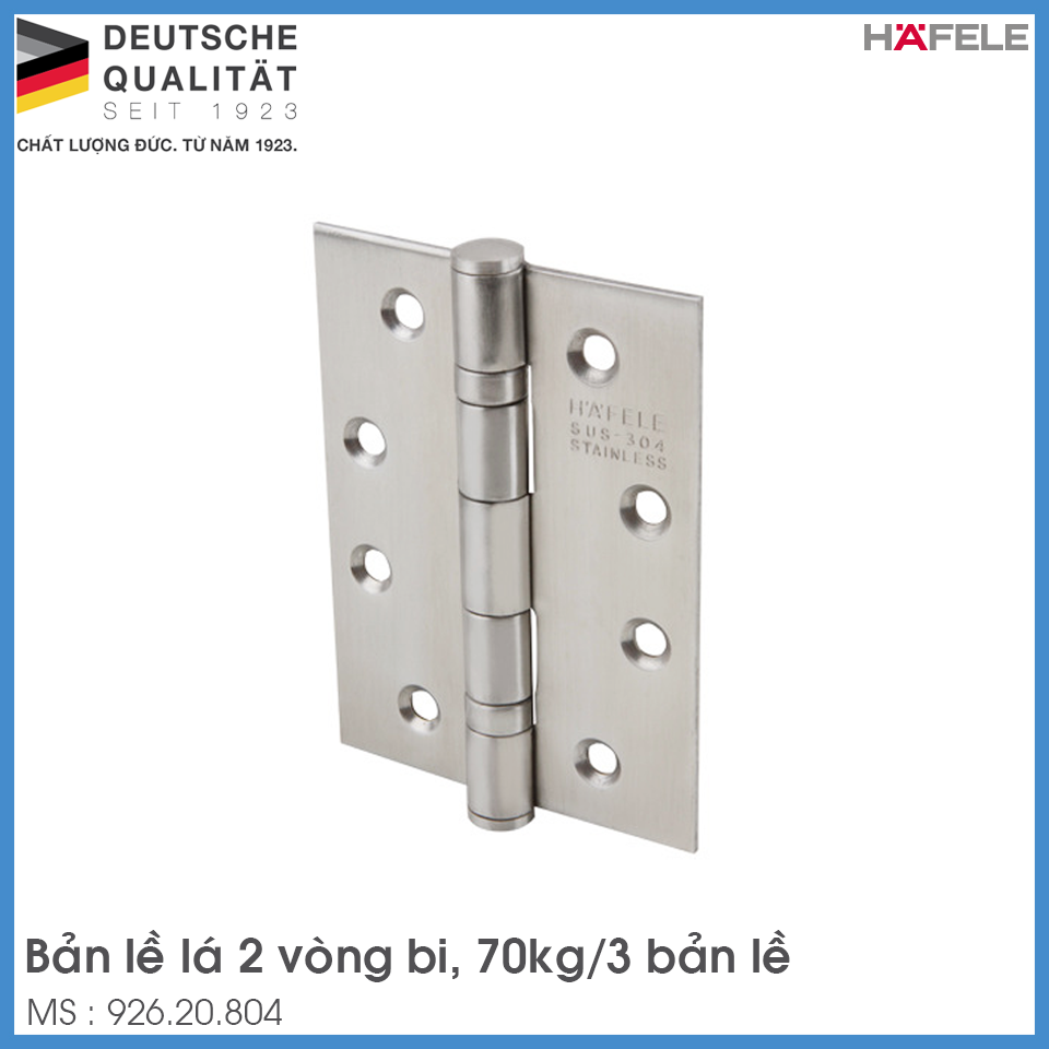 Bản Lề Lá 70Kg Hafele 926.20.804