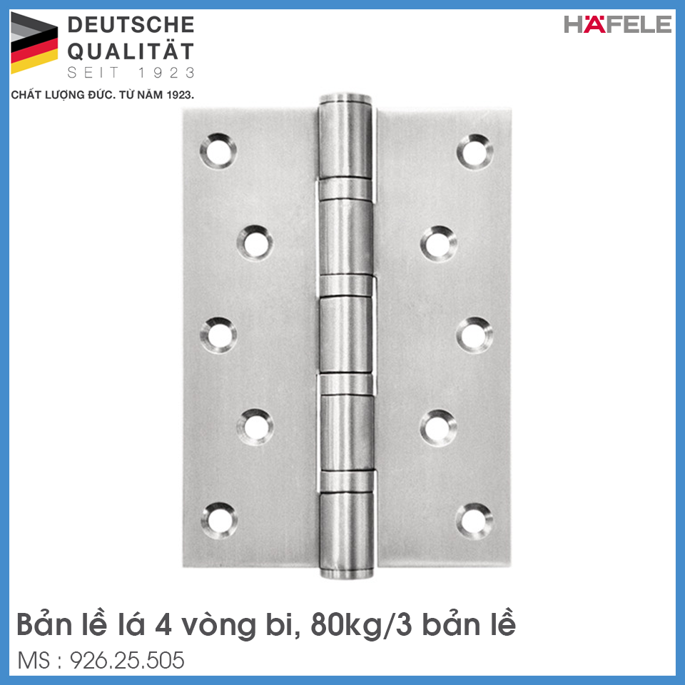 Bản Lề Lá 80Kg Hafele 926.25.505