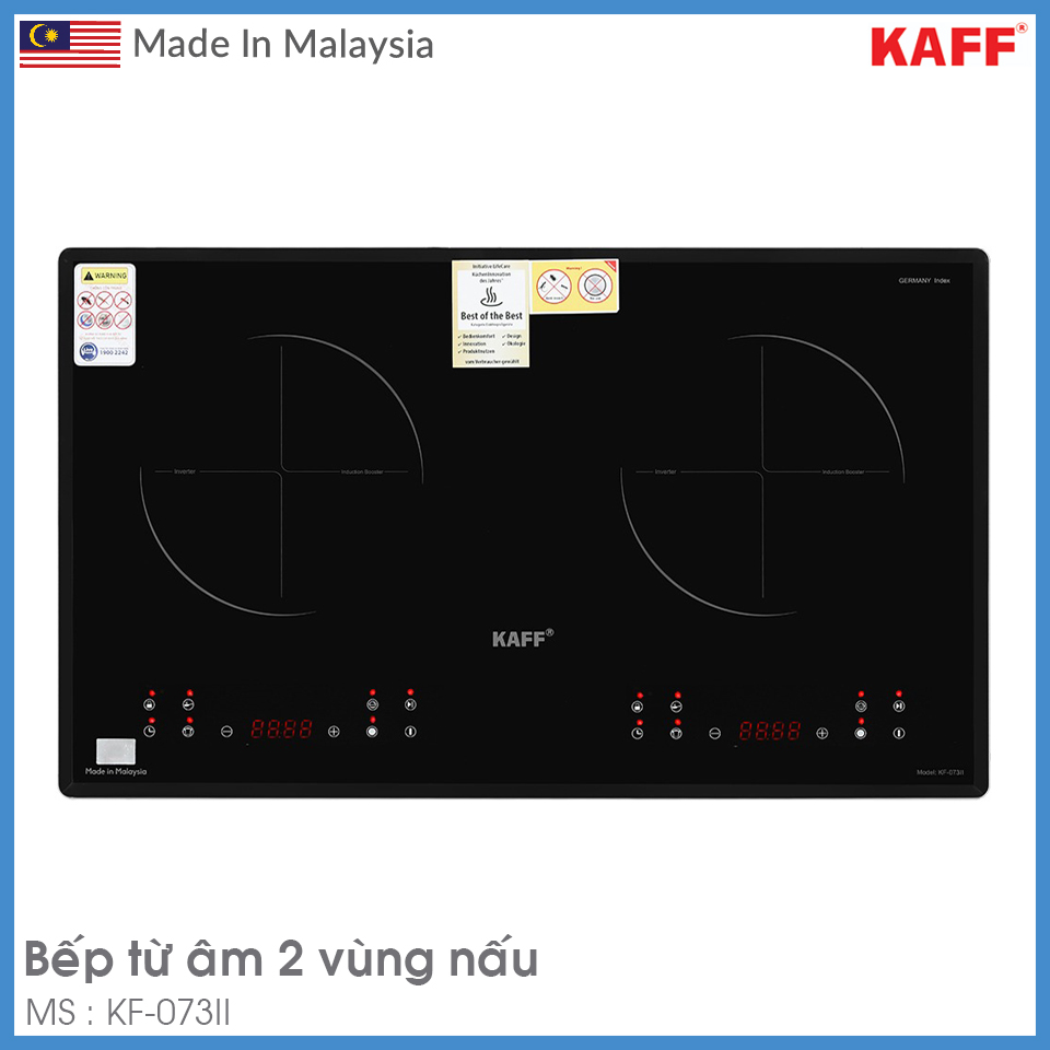 Bếp Từ 2 Vùng Nấu Kaff KF-073II
