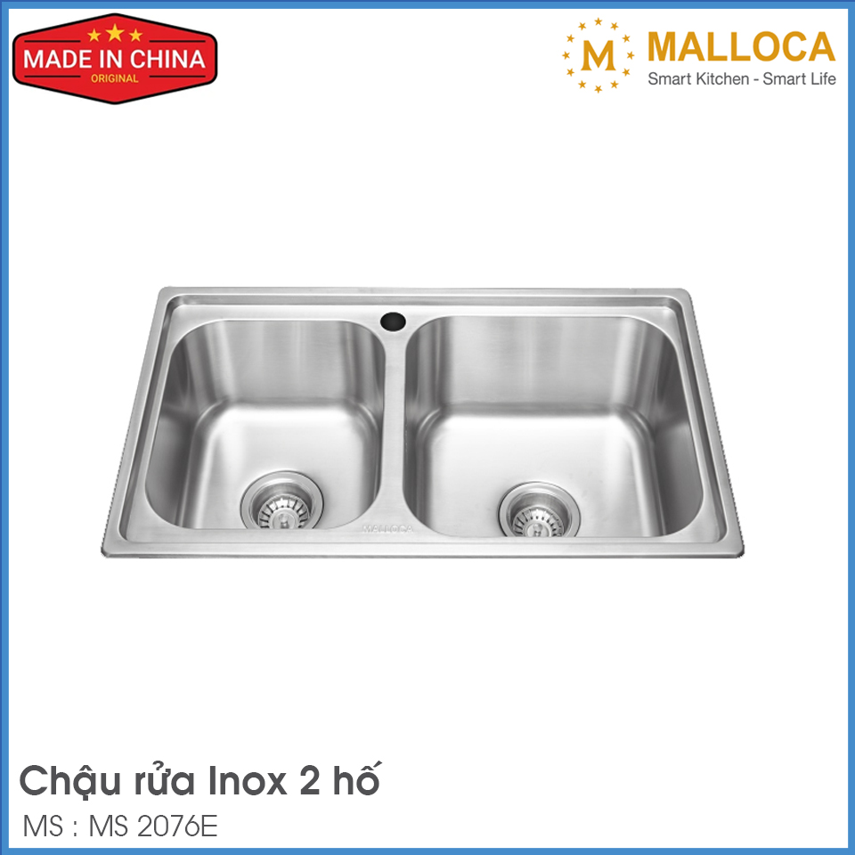 Chậu Rửa Chén Inox Malloca MS 2076E