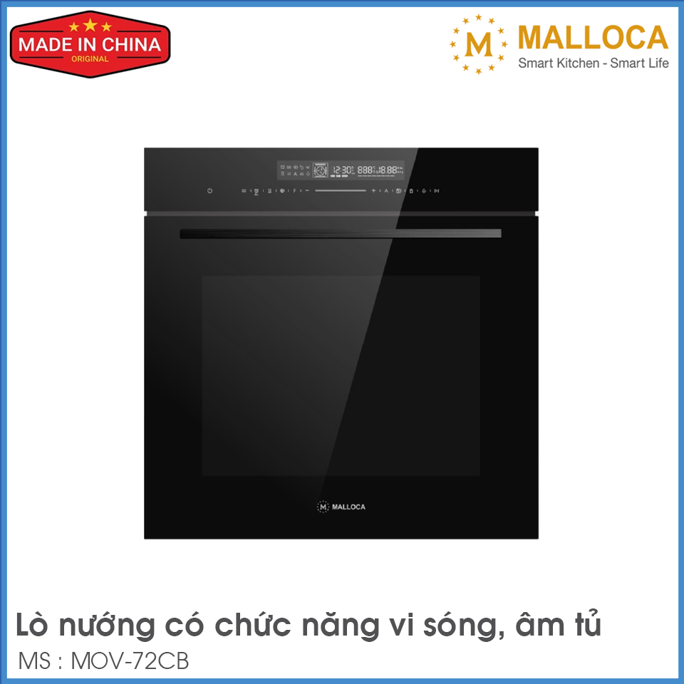 Lò Nướng Kết Hợp Vi Sóng Malloca MOV-72CB