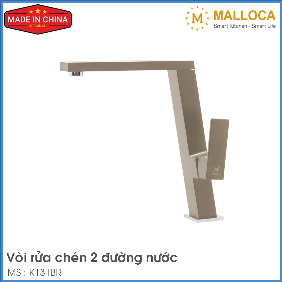 Vòi Chậu Rửa Chén Malloca K131BR