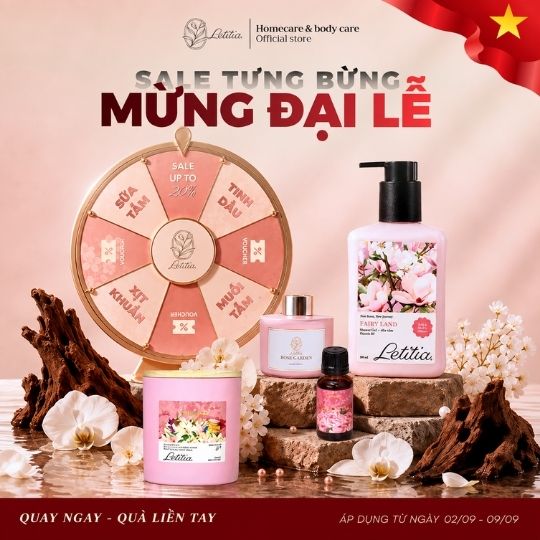 ĐẠI LỄ QUỐC KHÁNH 02/09 cùng Letitia – Chạm hương, đón quà xinh
