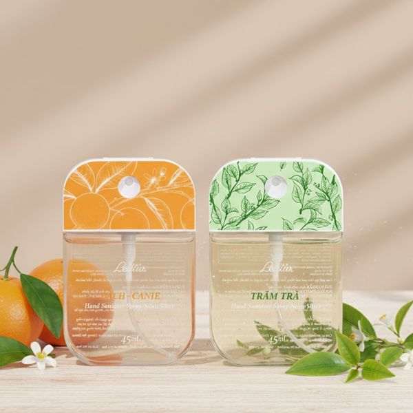 Nước xịt khuẩn tay Letitia: Thơm mát và không khô da