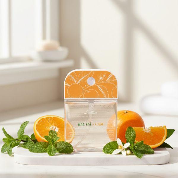 Hand Sanitizer Spray Bergamot Mint (Bạc hà cam)