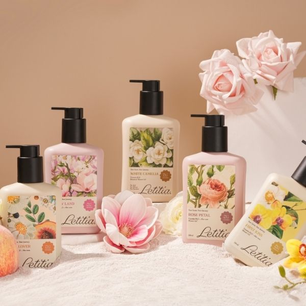 Sữa tắm dưỡng ẩm cho da khô mùa đông của Letitia