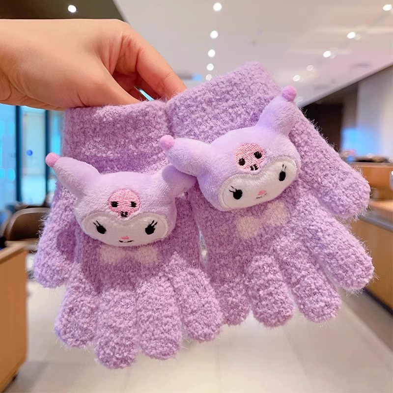 COMBO 5 BỘ -17K/ BỘ GĂNG TAY HOẠT HÌNH CHO BÉ 3-10 TUỔI