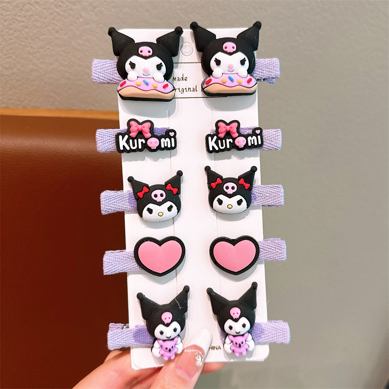 VĨ 10 KẸP MÁI BỌC VẢI HOẠT HÌNH KORUMI MELODY MS1104 (1)