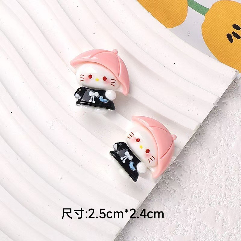 1000 CHARM KITTY ĐEN HỒNG