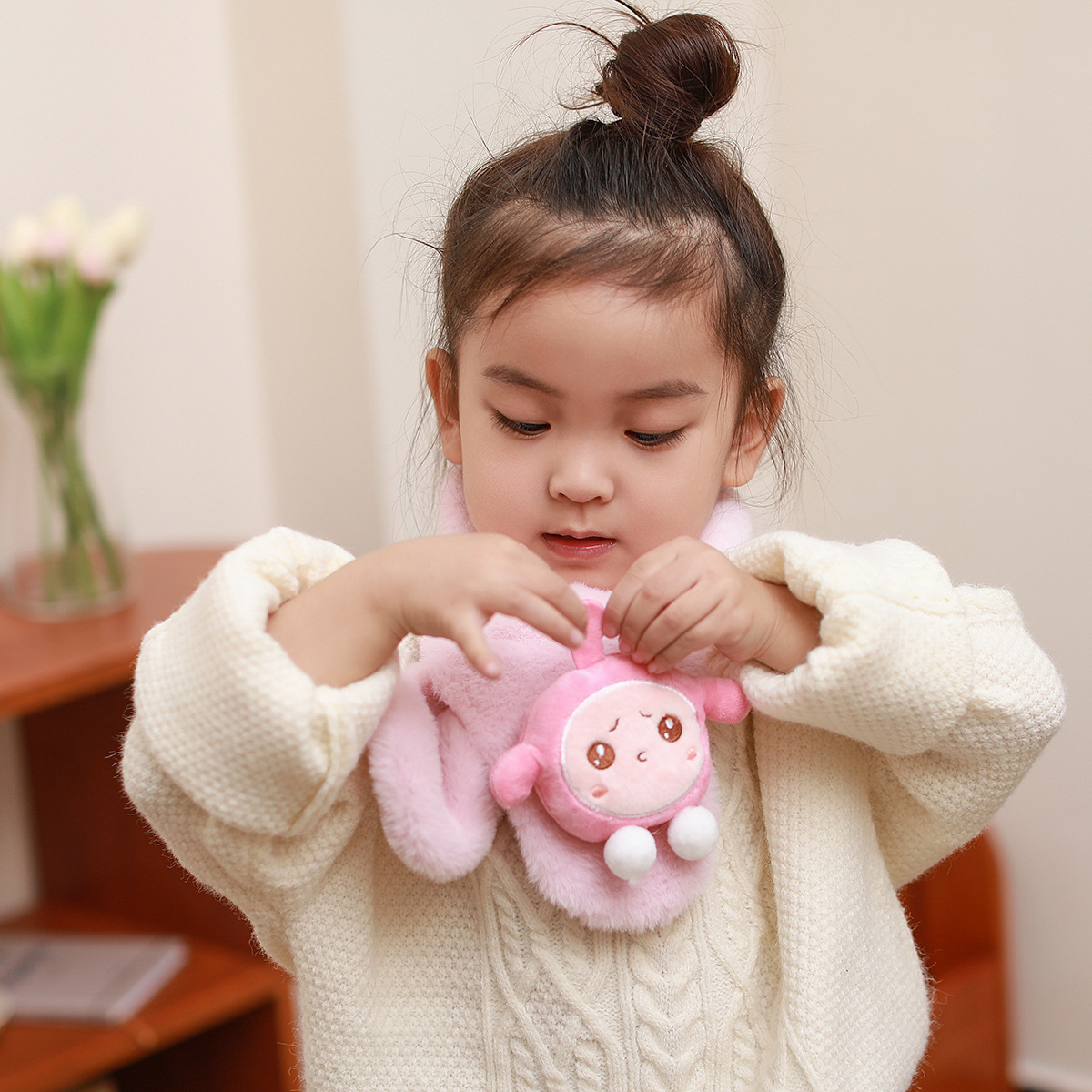 COMBO 5 CÁI (24K/CÁI) KHĂN CHOÀNG LÔNG CHO BÉ - ROBO TRÁI CÂY MS1125