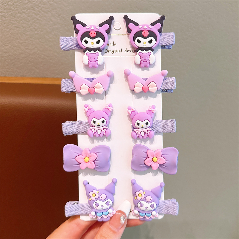 VĨ 10 KẸP MÁI BỌC VẢI HOẠT HÌNH KORUMI MELODY MS1104 (1)