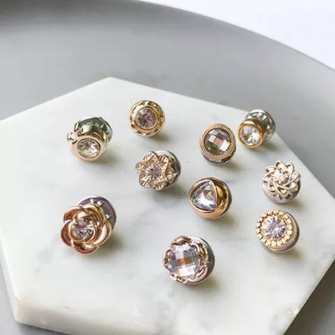 COMBO 10 SET - SET 10 NÚT BẤM GHIM CÀI ÁO