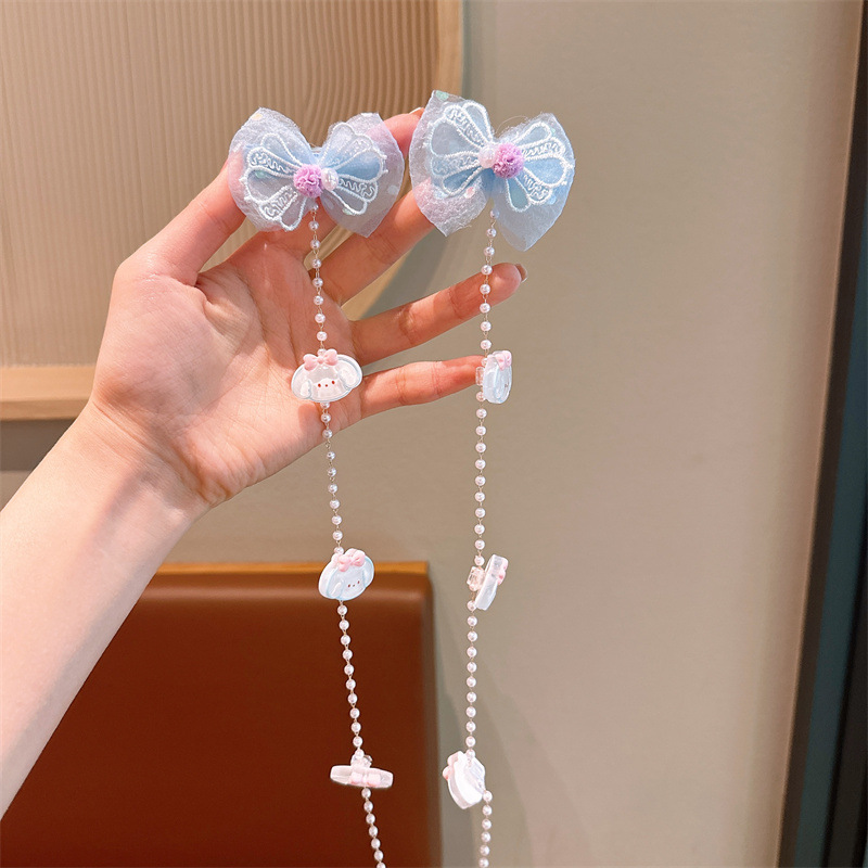 COMBO 5 SET- SET 2 KẸP MÁI THẮT BÍM DÀI PHỐI HẠT