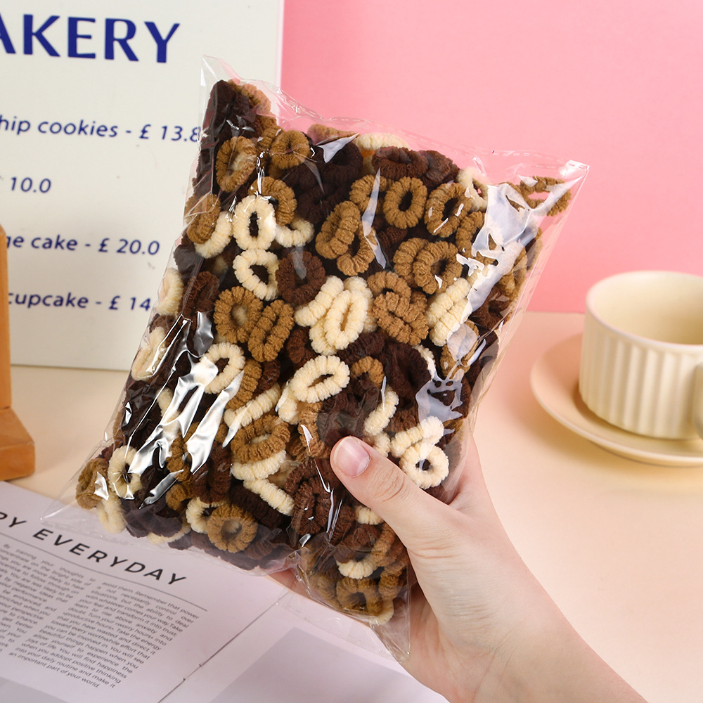 COMBO 5 TÚI (28K/ TÚI) TÚI 500 SỢI CHUN BUỘC TÓC HOA CHO BÉ